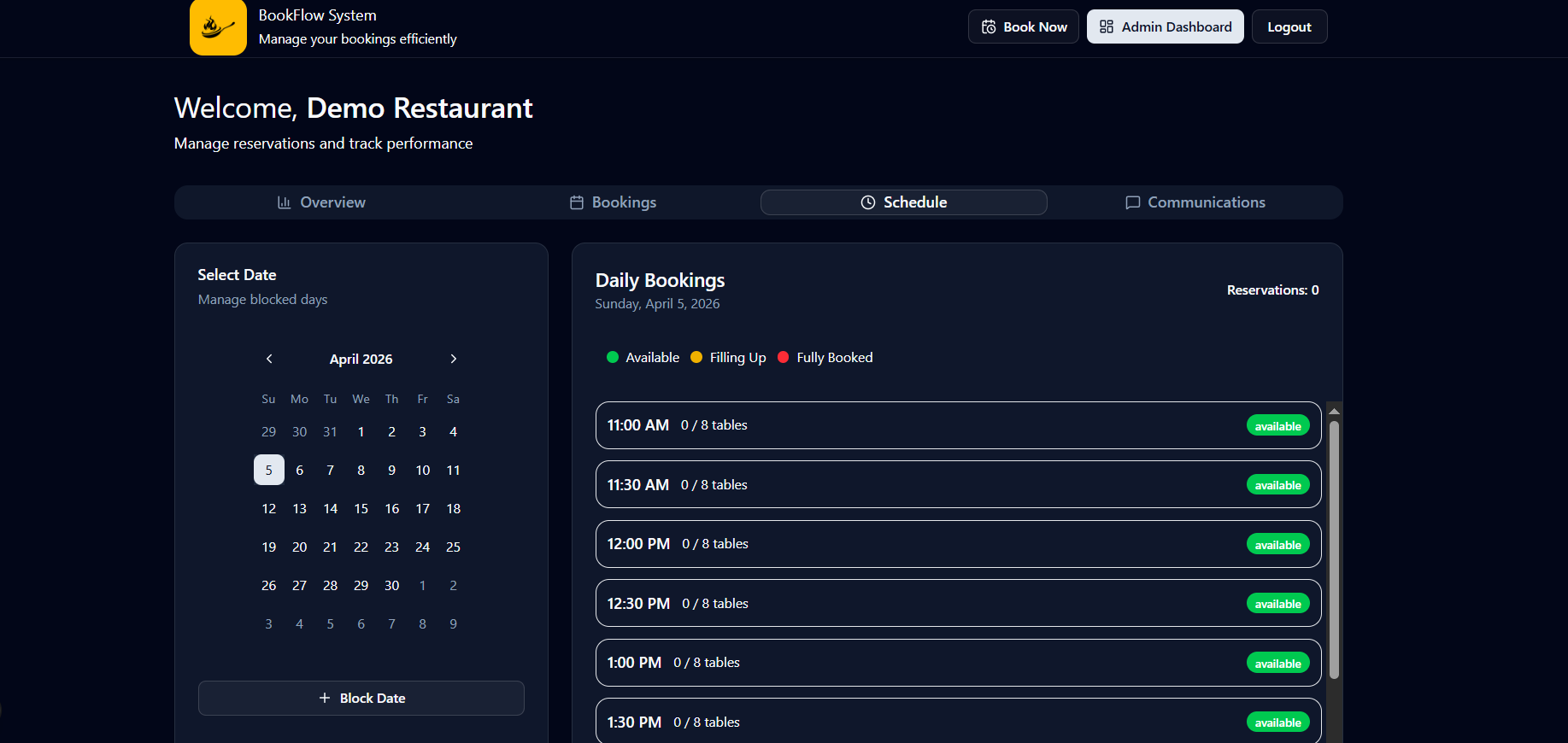Dashboard Preview
